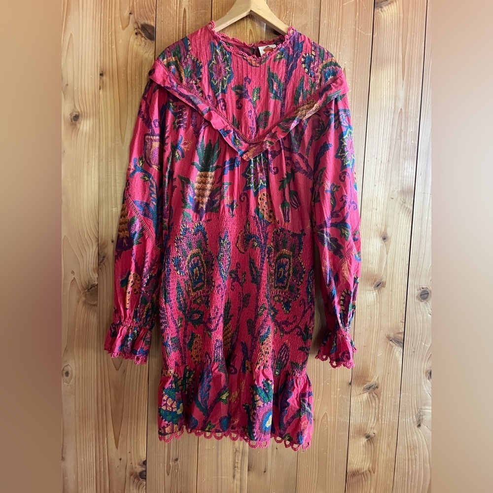 FARM Rio Red Floral Mini Dress - Picture 10 of 14